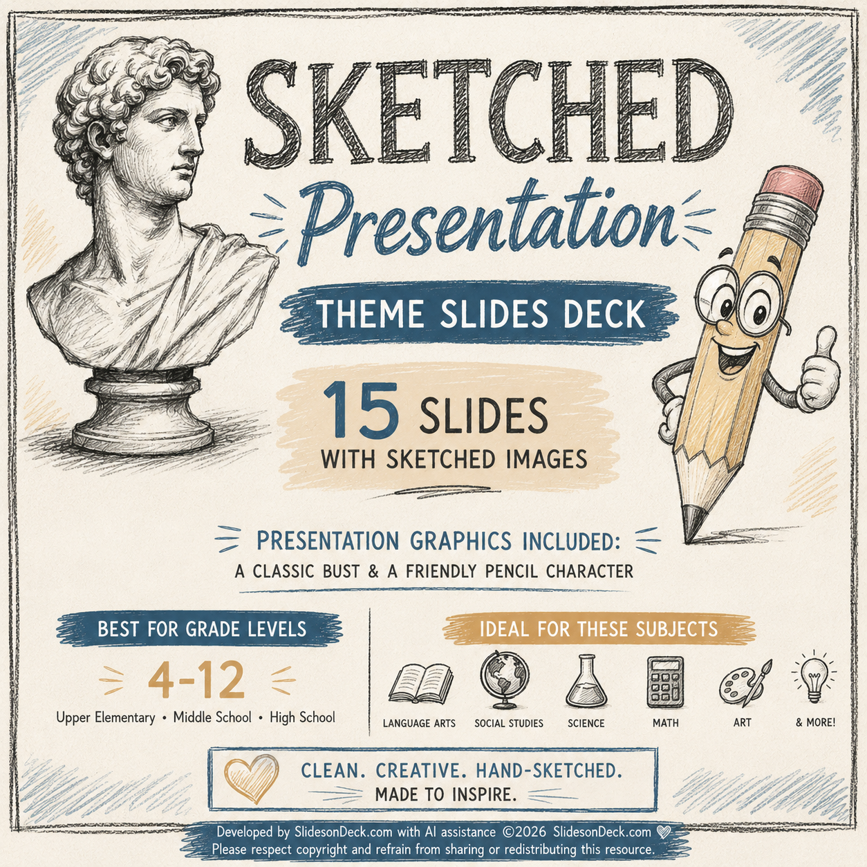 Sketched Presentation Theme Slides Deck