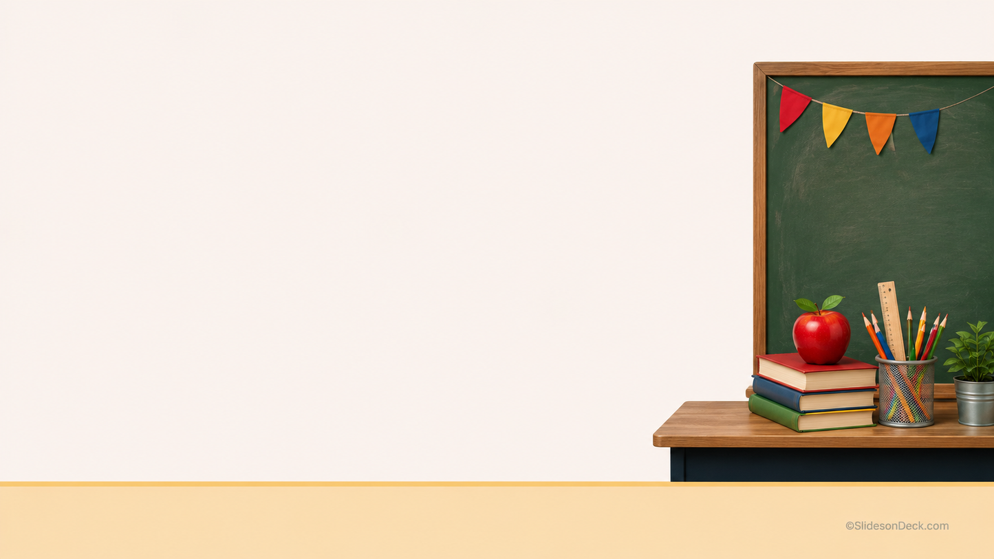 Back to School Mini Presentation Theme Slides Deck