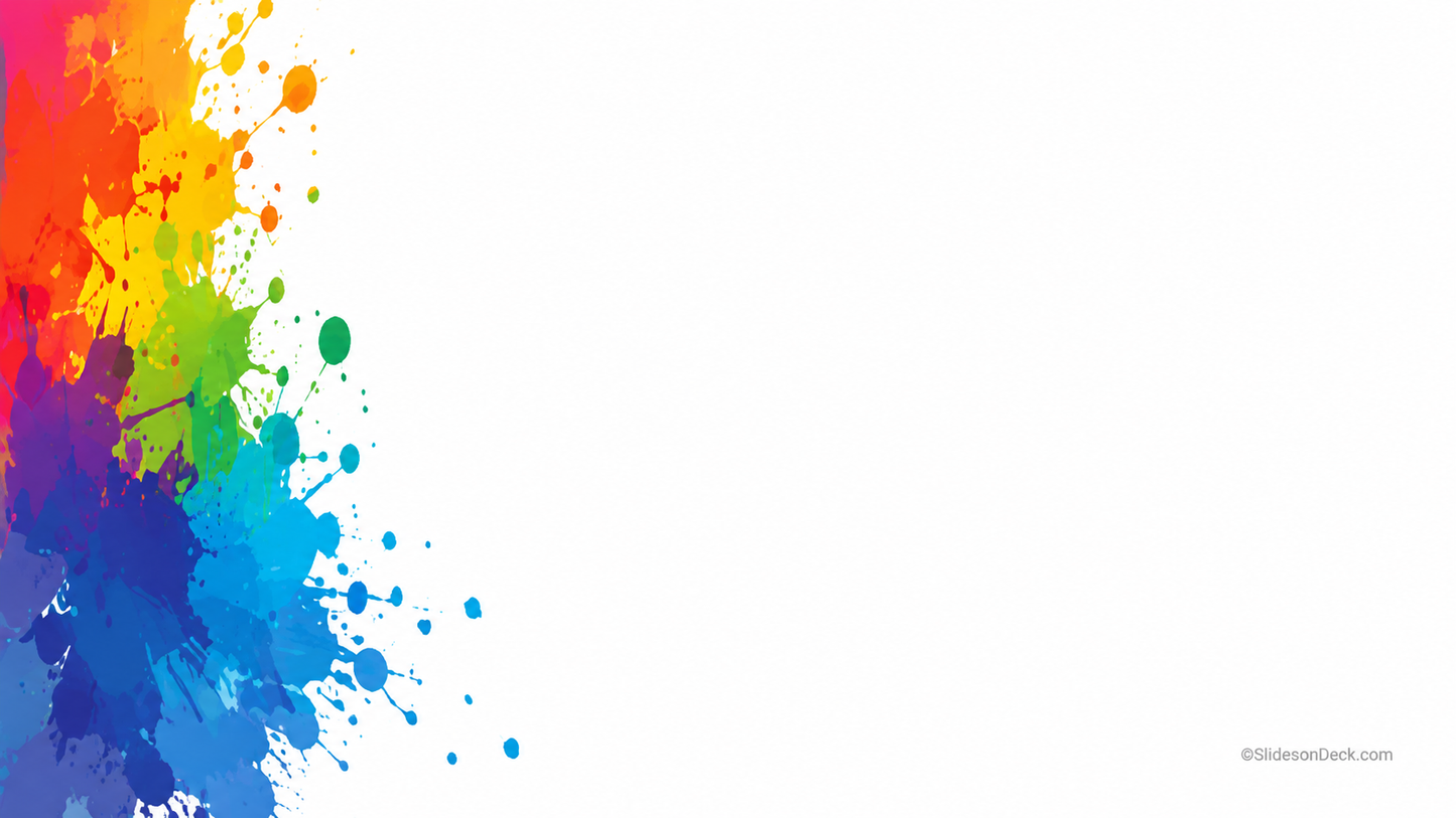 Color Splash Mini Presentation Theme Slides Deck