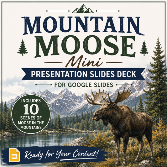 Mountain Moose Mini Presentation Theme Slides Deck