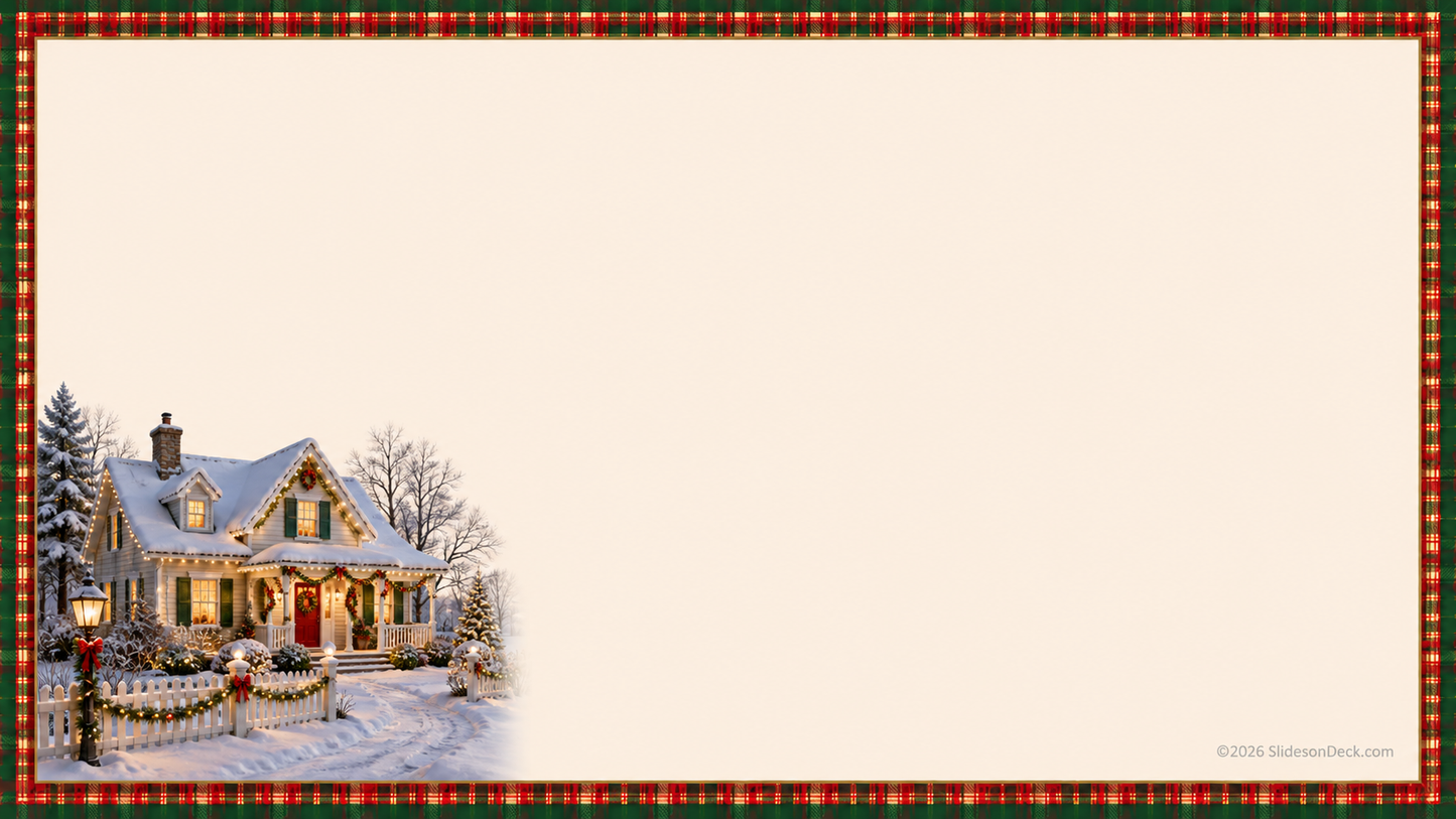 Christmas Eve Mini Presentation Theme Slides Deck