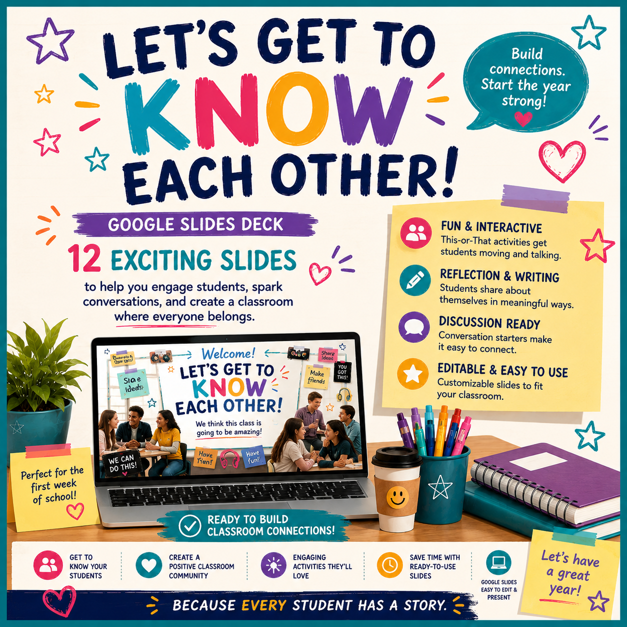 Let’s Get to Know Each Other! First Week of School Resource for Grades 6–12
