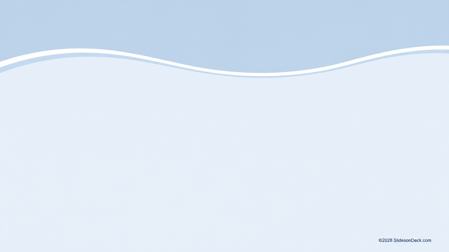 Simple Wave Presentation Theme Google Slides
