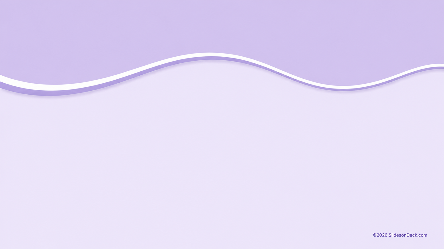 Simple Wave Presentation Theme Google Slides