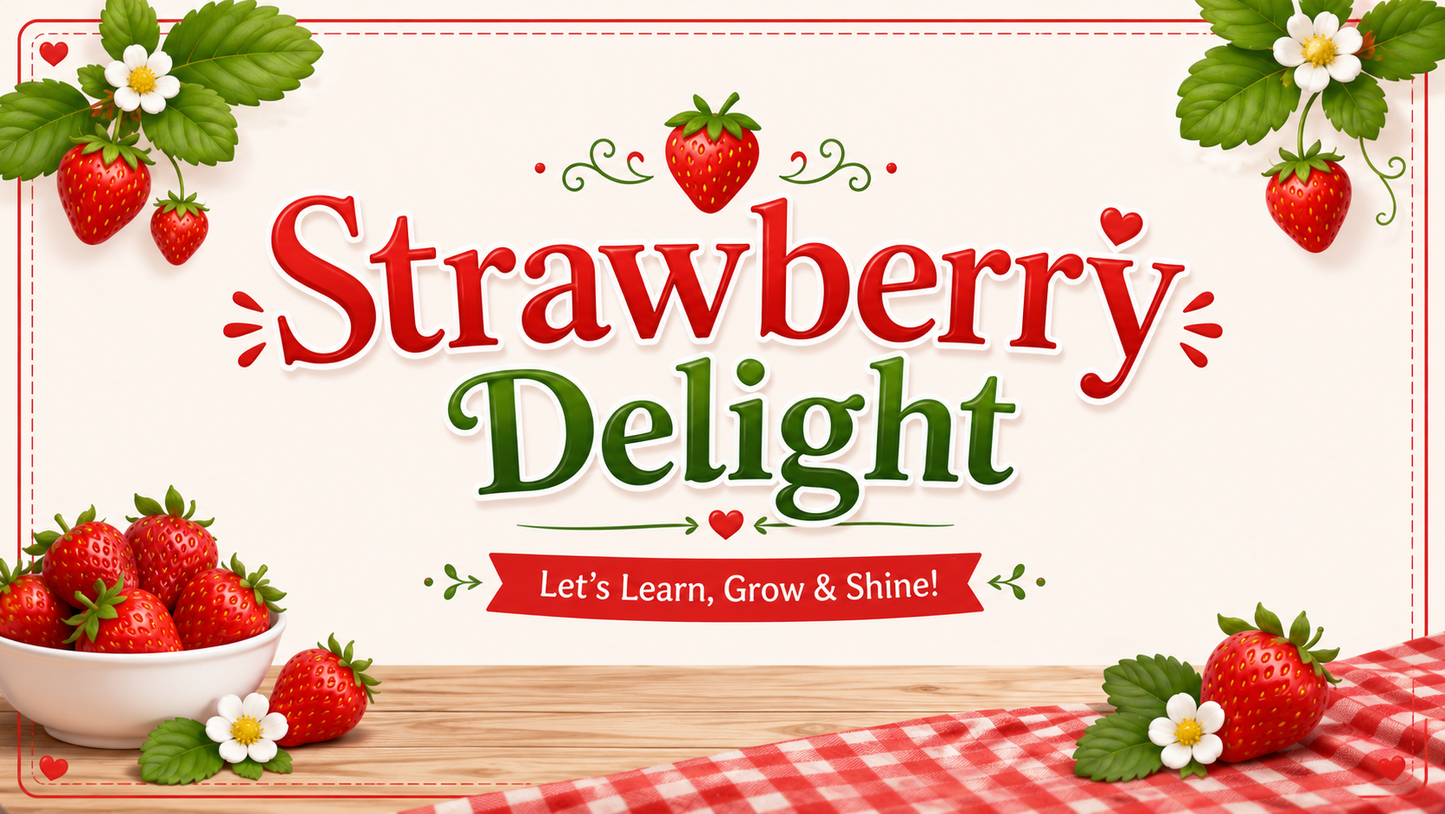 Strawberry Delight Lesson Framework Google Slides