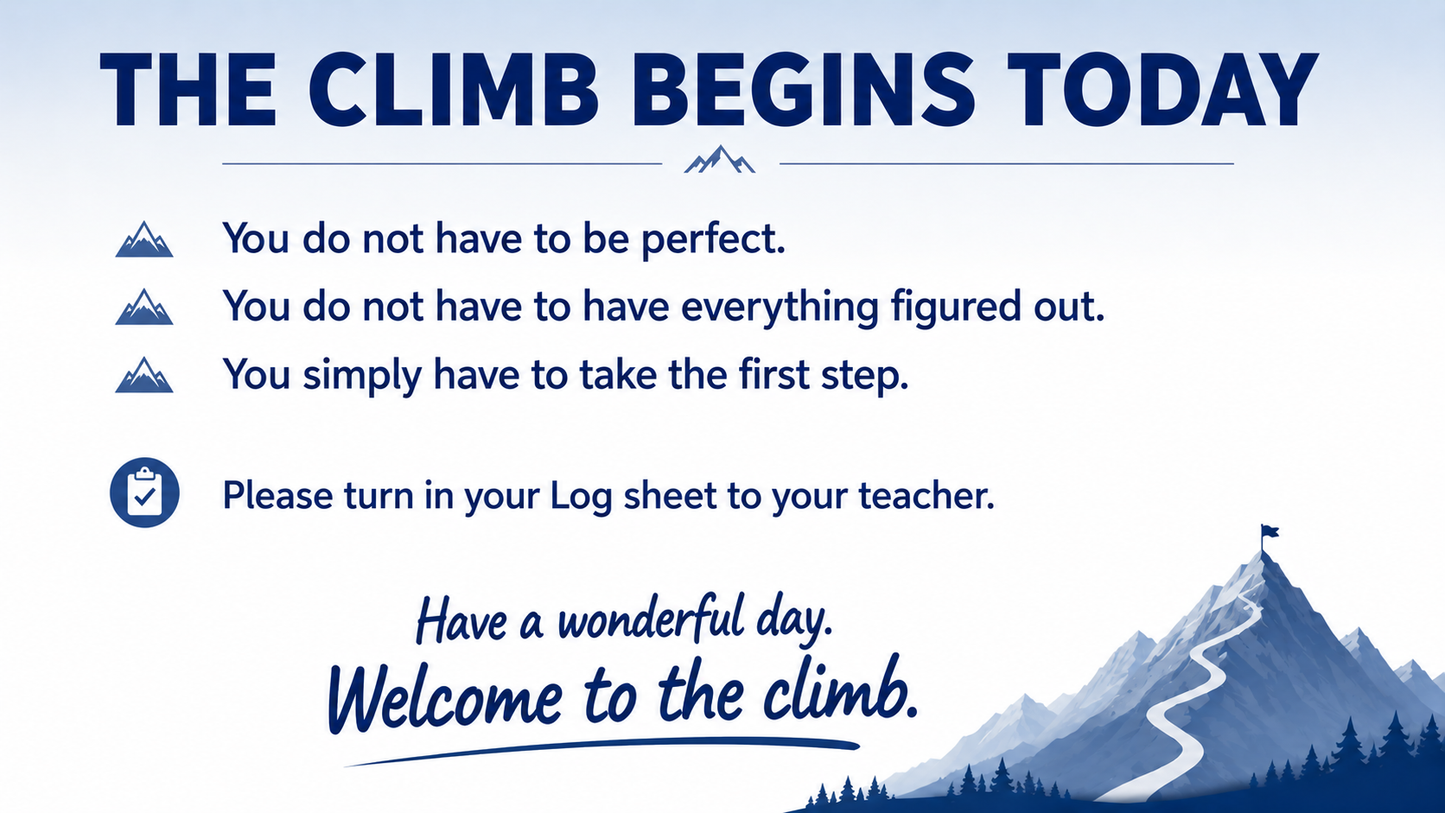 The Summit: First Week of School Google Slides