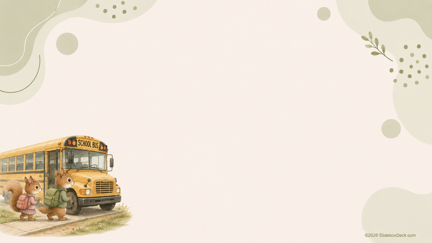 Spotted Squirrel Presentation Theme Google Slides Deck