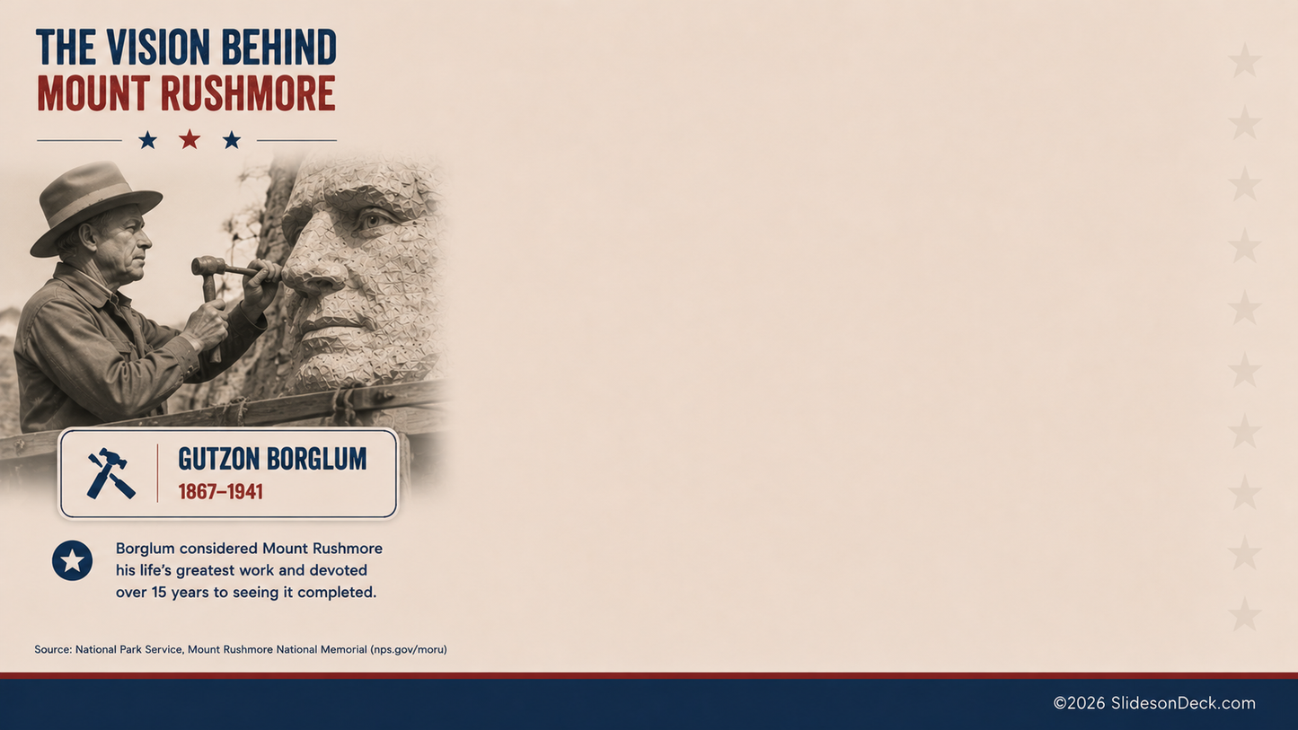 FREE: Mount Rushmore Presentation Theme Google Slides Deck
