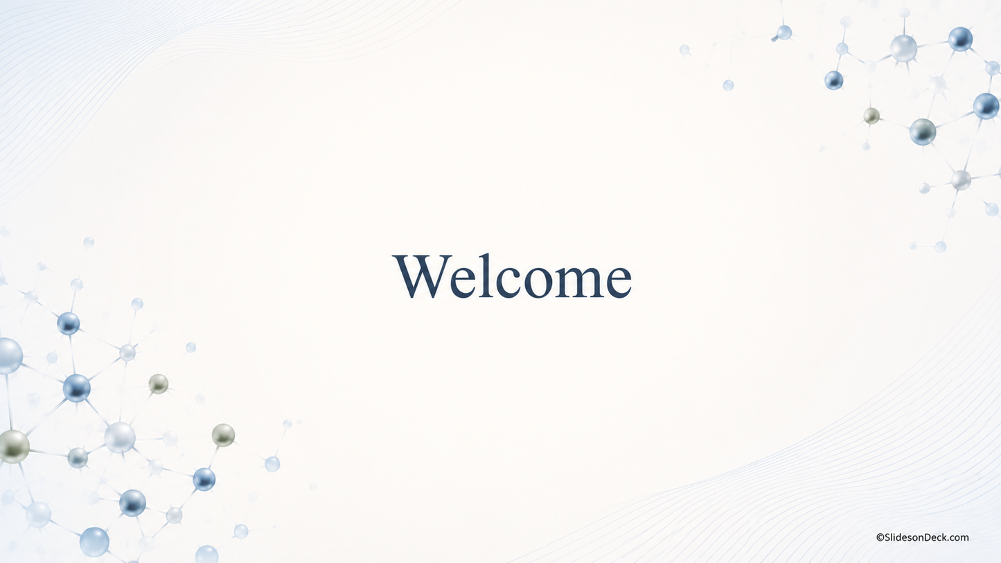 Molecule Presentation Theme Slides Deck