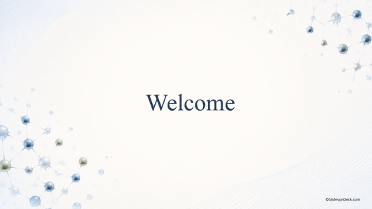 Molecule Presentation Theme Slides