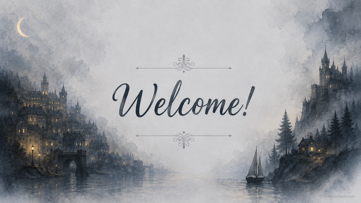 Writer's Journey Presentation Theme Slides Deck
