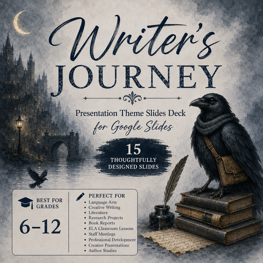 Writer's Journey Presentation Theme Slides Deck