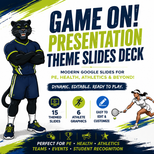 Game On! Presentation Theme Slides Deck
