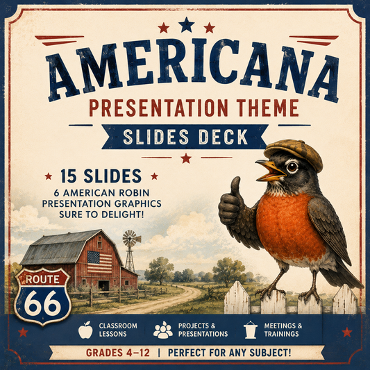 Americana Presentation Theme Slides Deck