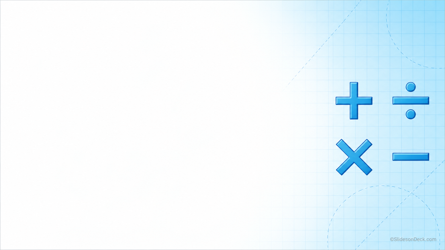 Modern Math Presentation Theme Slides Deck