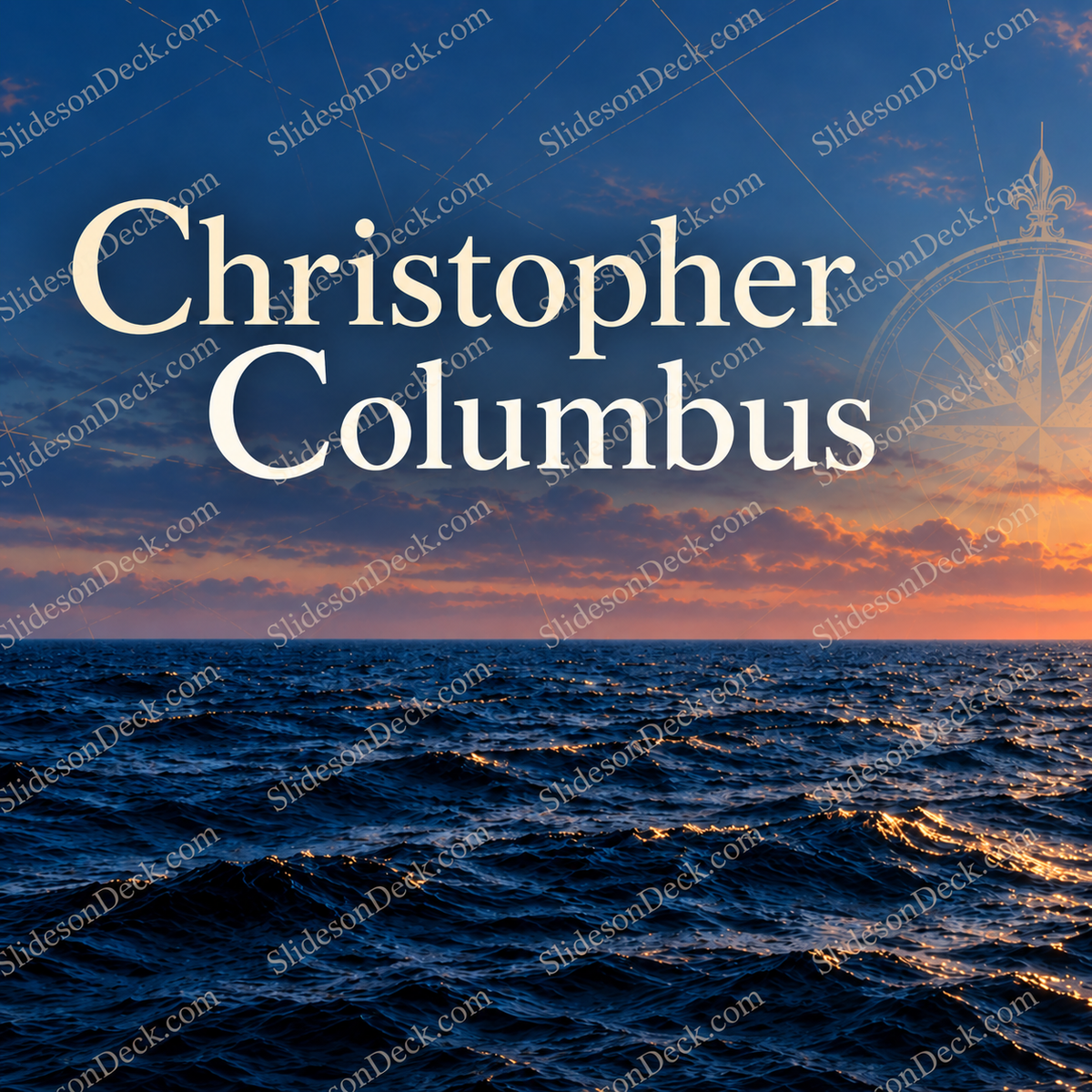Christopher Columbus Lesson Slides Deck