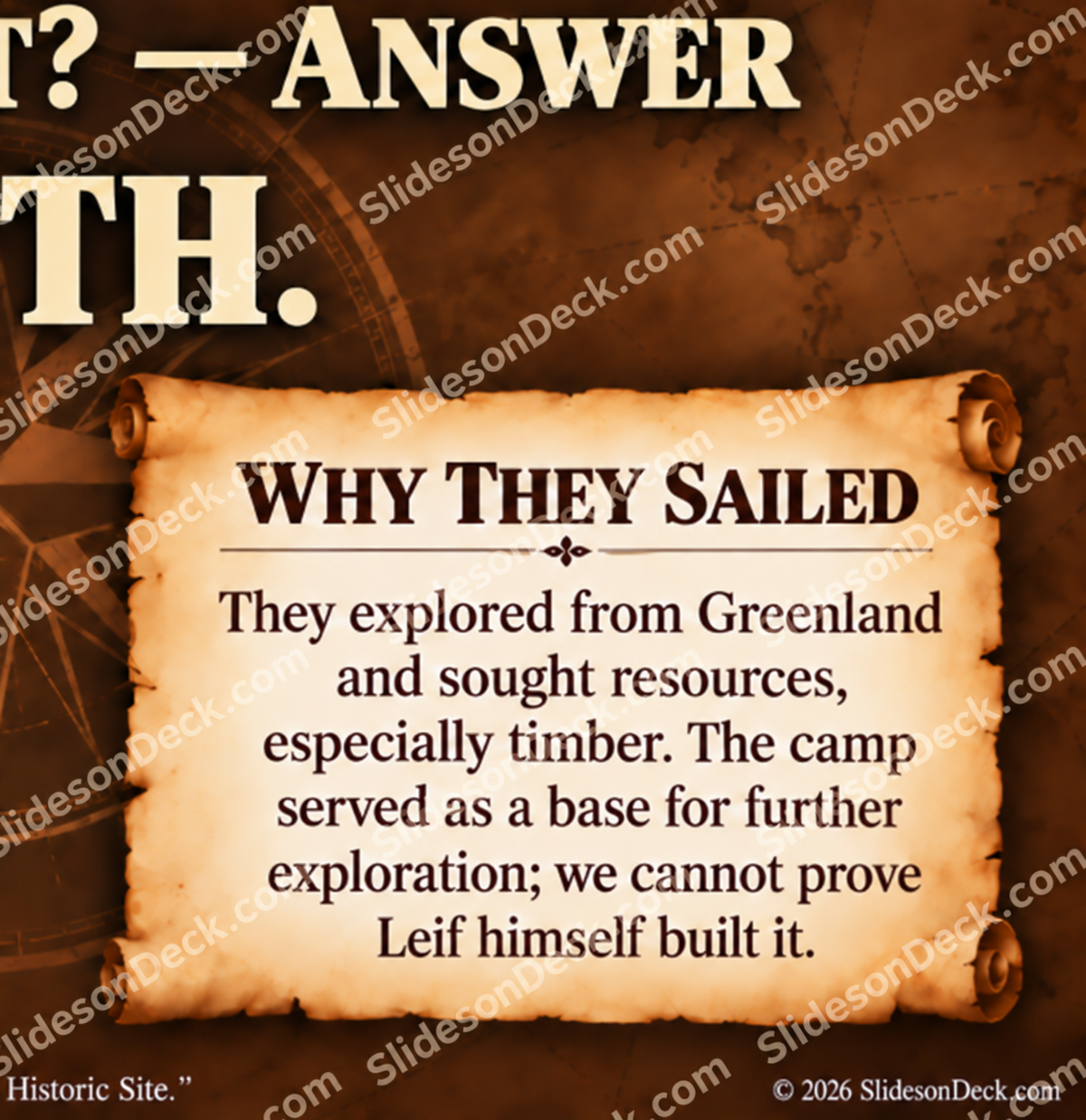 Christopher Columbus Lesson Slides Deck