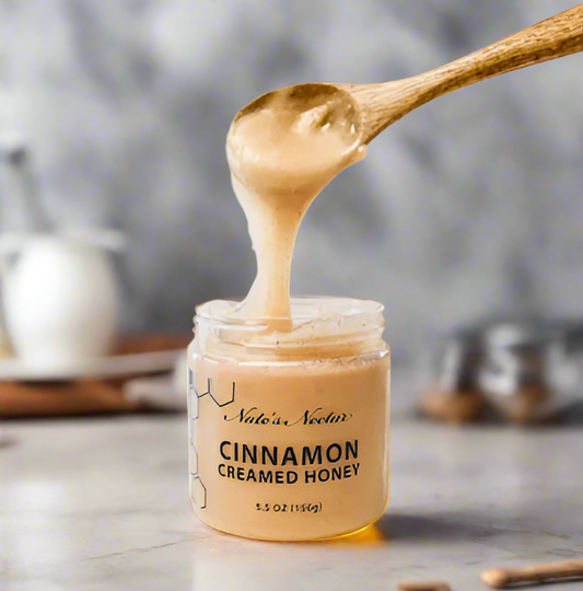(126) Cinnamon Creamed Honey – 5.5 oz Jar