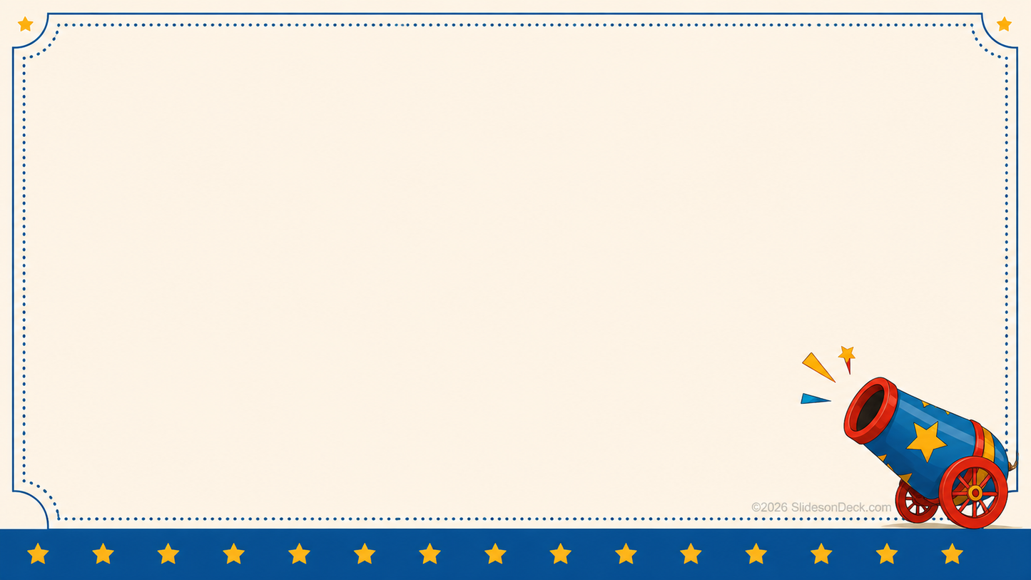 Circus Fun Presentation Theme Google Slides Deck