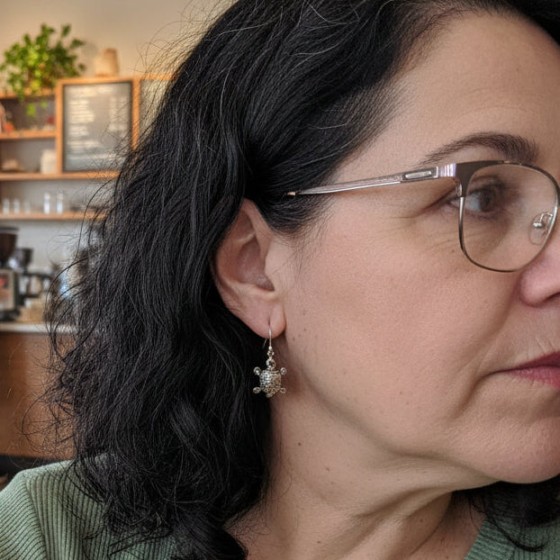 Cute, quality turtle earrings