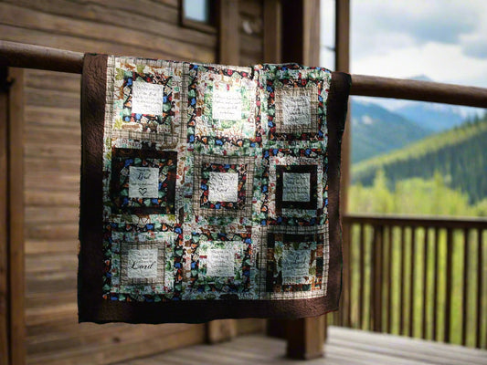 (109) Camping Spirit Lap Quilt