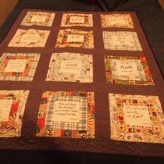 (104) Travel Blessings Lap Quilt