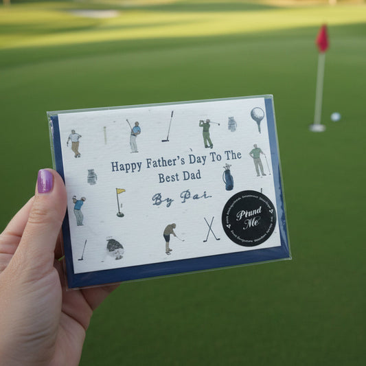 Golfer Happy Father's Day card