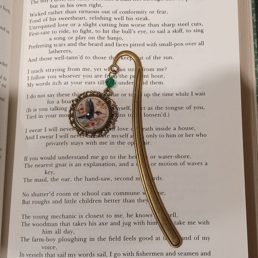 Hummingbird classy book mark
