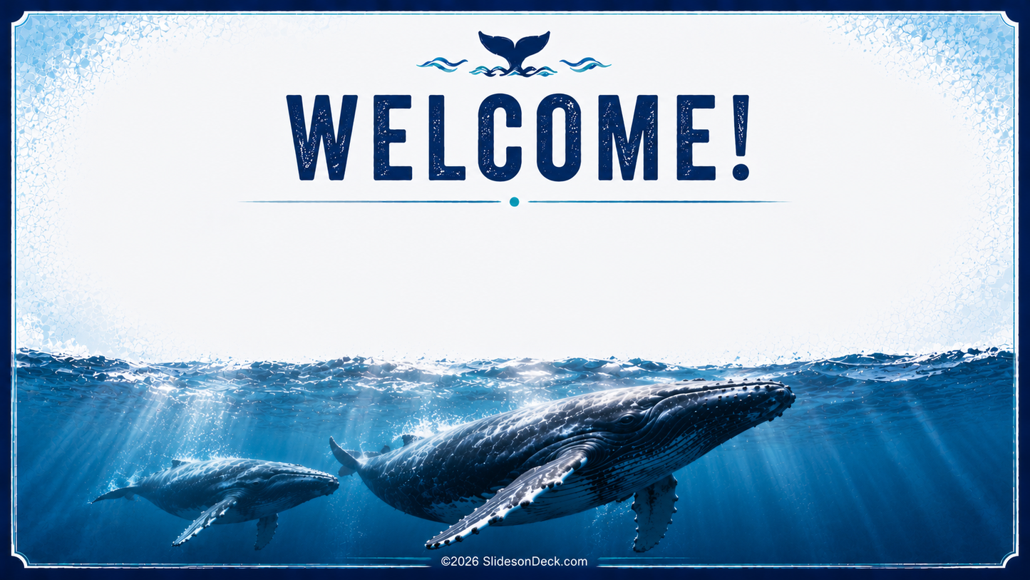 Humpback Whales Lesson Framework Google Slides Deck