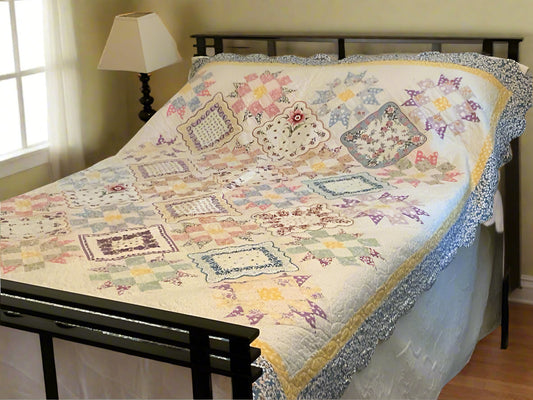 (502) Handkerchief Quilt 66" x 79"