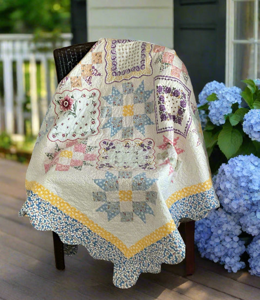 (502) Handkerchief Quilt 66" x 79"