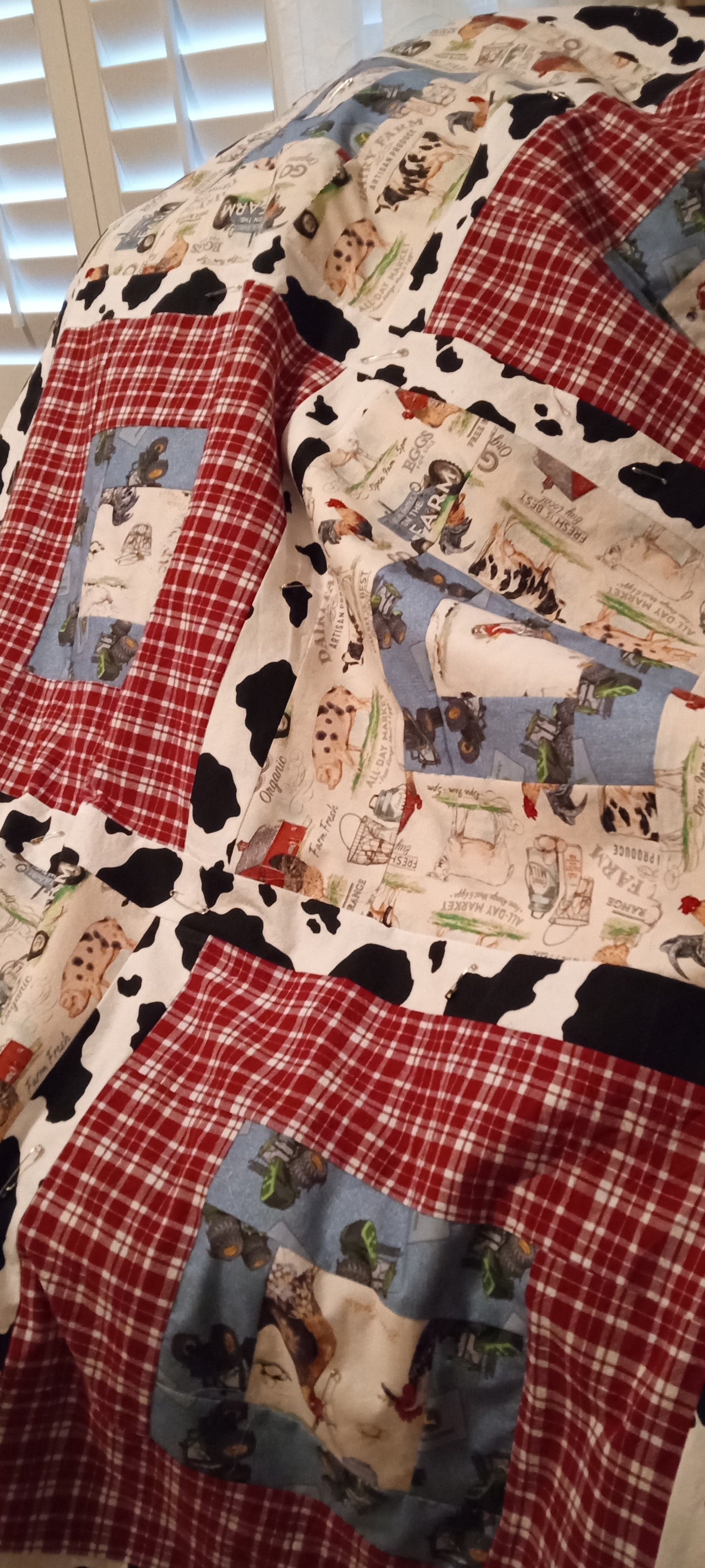 Farm Fun Youth Quilt. DRAWING ON MON. OCT6 - Drawing results video in the description