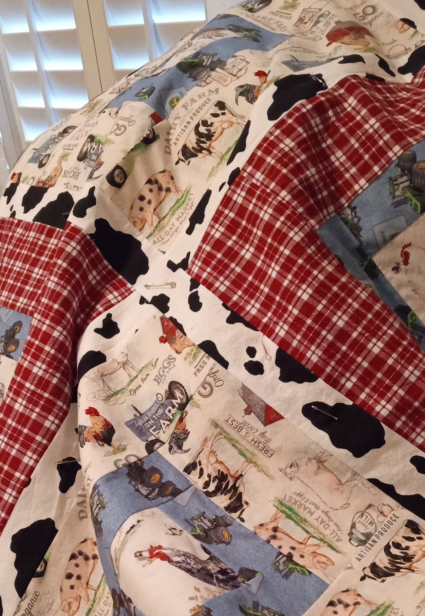 Farm Fun Youth Quilt. DRAWING ON MON. OCT6 - Drawing results video in the description