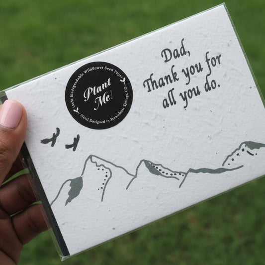 I love Dad Card of thanks