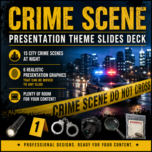 Crime Scene Presentation Theme Slides Deck