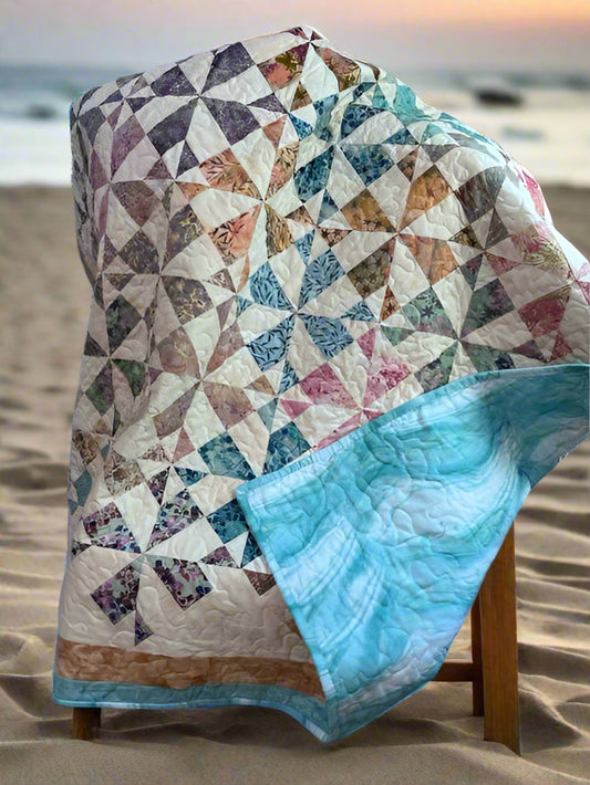 (522) Pinwheel Swirl Quilt