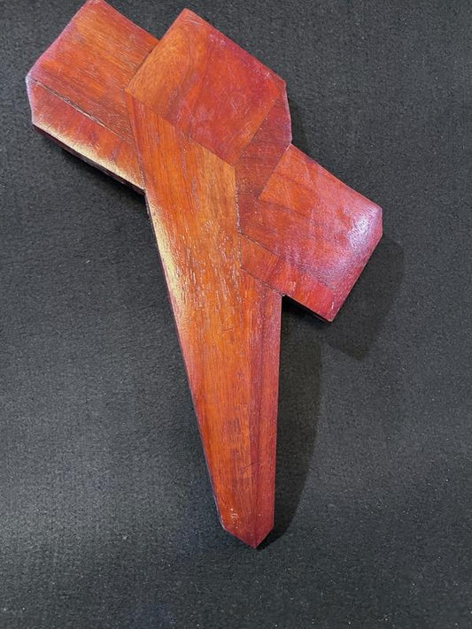 (512) Padauk Wood Cross