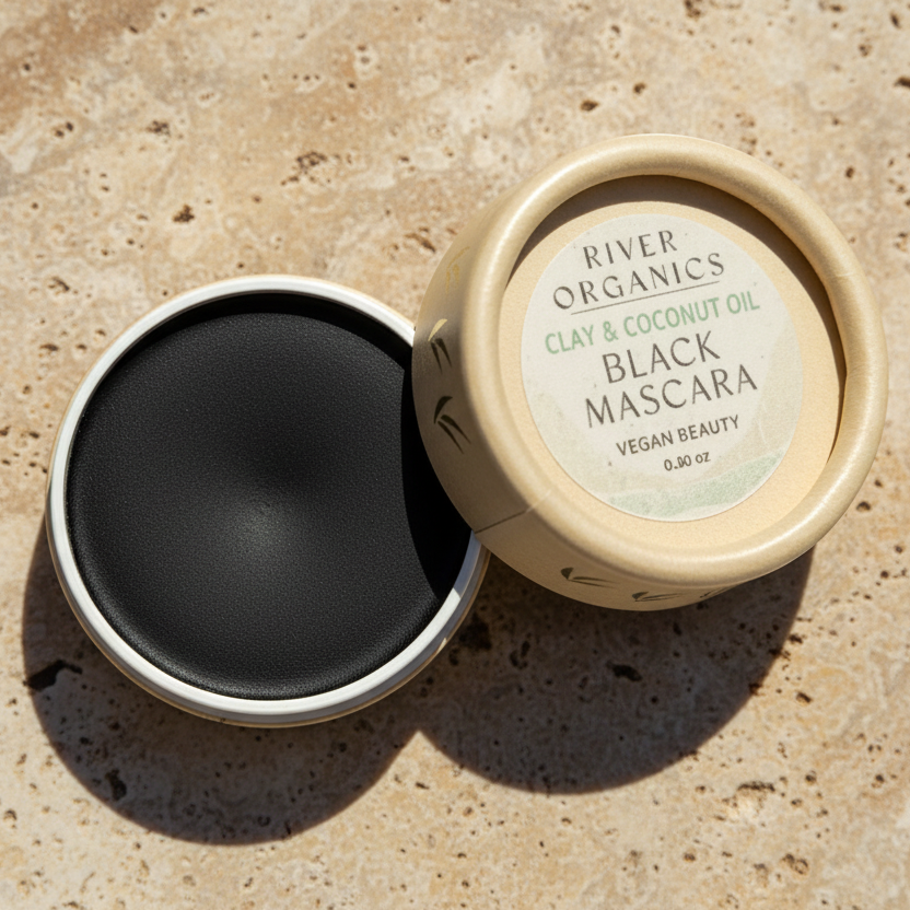 River Organics clay and coconut oil Black_mascara_product