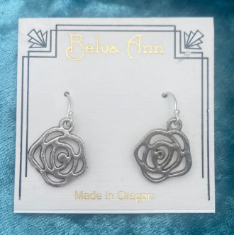 (153) Belva Ann Rose Earrings
