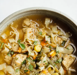 Farmhouse Chicken Noodle Soup for Two