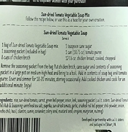 Sun-Dried Tomato Vegetable Soup