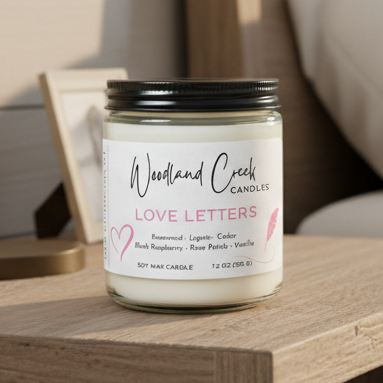 Love Letters Soy Wax Candle