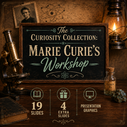 The Curiosity Collection: Marie Curie's Workshop Google Slides Deck