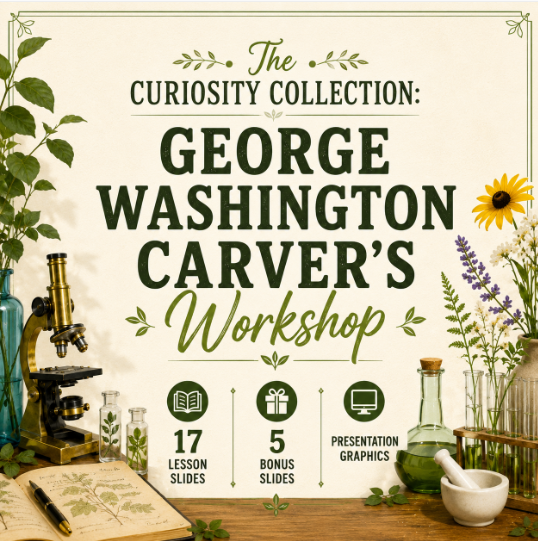 The Curiosity Collection: George Washington Carver's Workshop Google Slides Deck