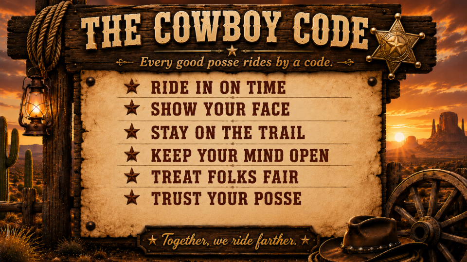 Western Movie Teacher Meeting Google Slides Deck