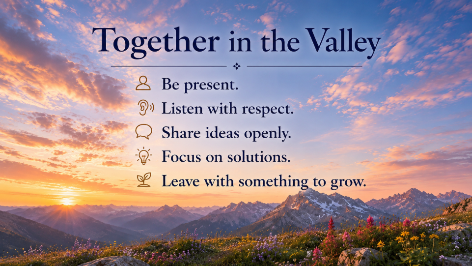 Mountain Valley Teacher Meeting Google Slides Deck