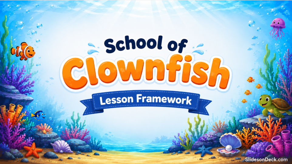 School of Clownfish Lesson Framework Google Slides