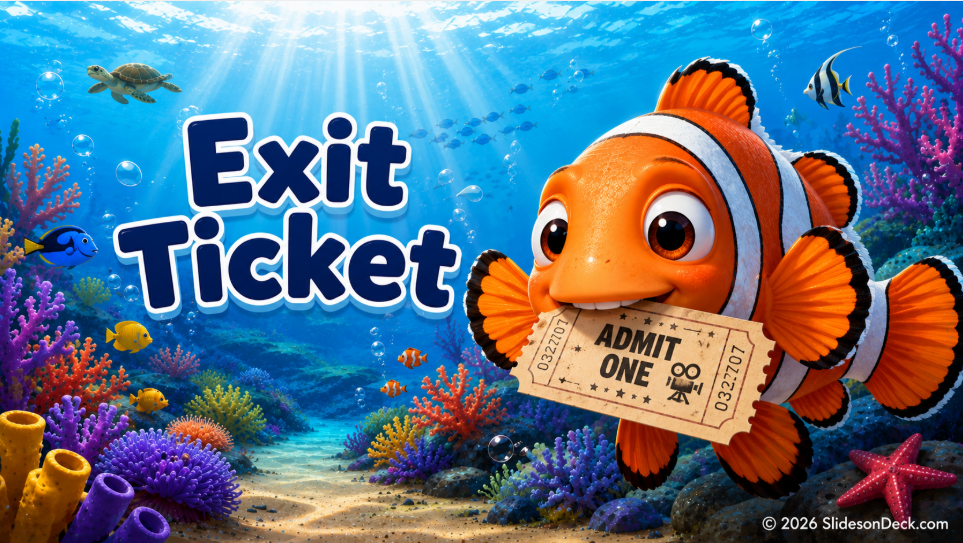 School of Clownfish Lesson Framework Google Slides