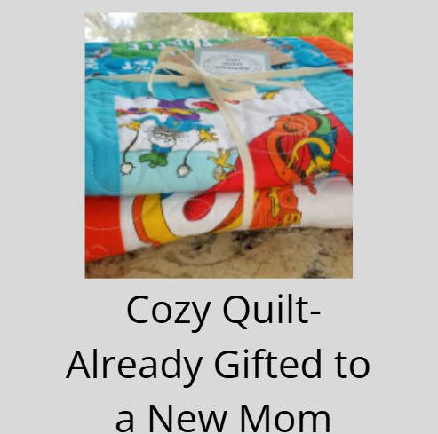 197 Seuss-Inspired Cozy Quilt 33"x44"