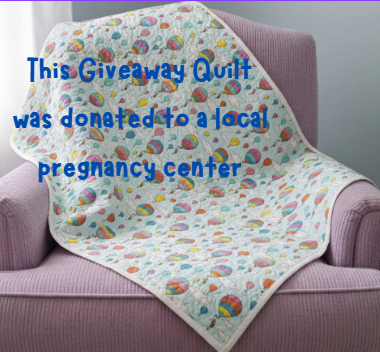 April 1st Pastel Balloons Quilt and Gift Cards Giveaways